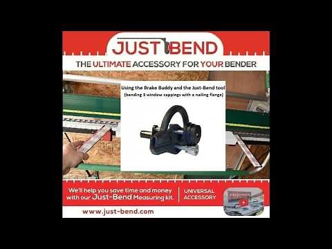 Using the Brake buddy along with the Just-Bend tool