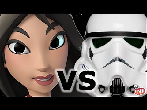 Mulan vs Star Wars Imperial Troopers Disney Infinity