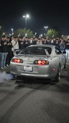 Toyota Supra MK4 Massive Backfire 🔥 Crowd Goes Crazy! #Shorts #trending #backfire #funk