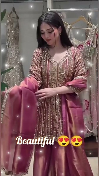 customise a beautiful party wear dress 👗👗 trending ✨#fashion #hania #wedding