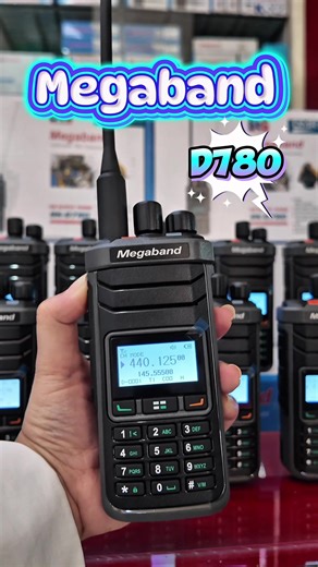 Megaband D780 Analog and Digital Walkie Talkie Overview