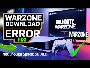 Why You Can't DOWNLOAD THE NEW COD WARZONE UPDATE on PS5 in 2025: FULL FIX
