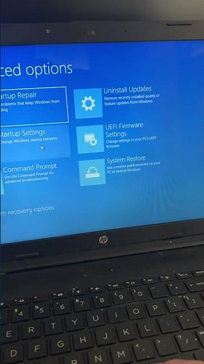 No startup settings: Can’t boot safe mode