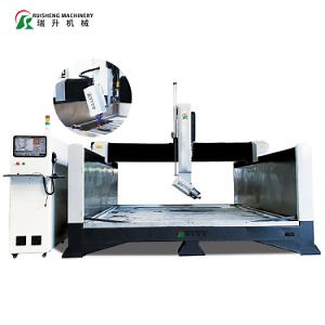 [Hot Item] 4 Axis CNC Stone Bridge Saw Cutting Saw Marble Cutter Automatic Concrete Ceramic Tile Cutting Machinery Granite Counter Top Marble CNC Stone Engraving Machine