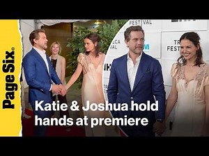 Joshua Jackson gushes over 'precious' relationship w/ Katie Holmes as they hold hands on red carpet