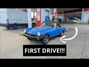 1976 MG Midget Revival: First start + test drive