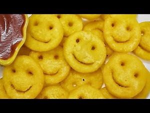 Potato Smiley | Fried Potato Emoji | Aloo Smiley | Potato Snacks Recipe