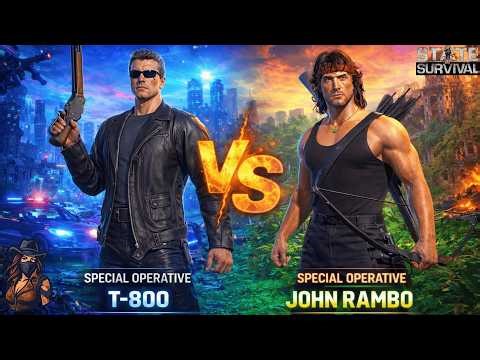 Special Operative John Rambo Is Insanely Strong | Resilience Test vs T-800 | State of Survival