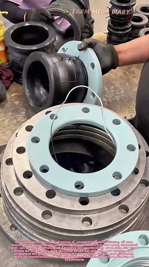 🔧 Le raccord flexible : Assembler le caoutchouc et l’acier pour la plomberie industrielle