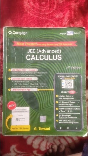 Cengage math calculus book IIT JEE best book for IIT JEE advanced maths
