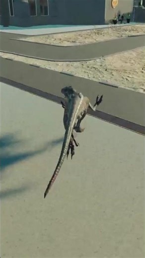 Raptor Escapes Cage & Terrorizes the Park! | #jwe2 #shorts