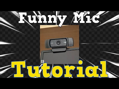 Funny Mic Tutorial! | How to use and create the funny mic