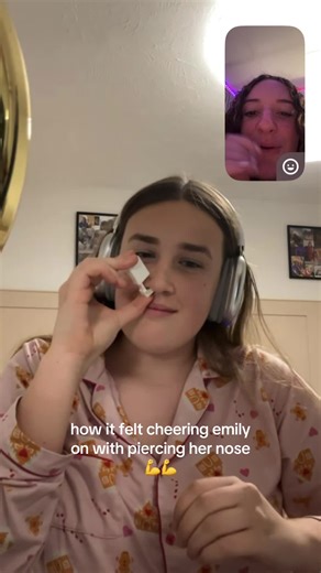 Cheering Emily On: A Nose Piercing Adventure