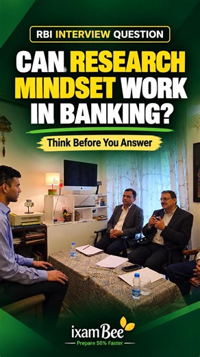 Research Mindset vs Banking Practice | RBI Interview Question