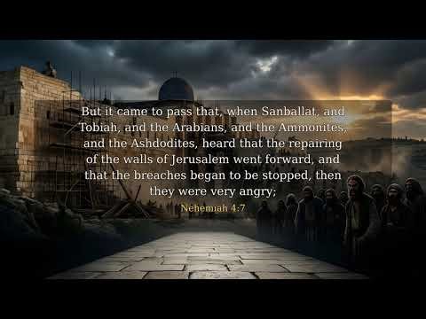 Nehemiah Chapter 4 - UPDV Bible in 4K