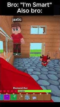 POV: Bros "Smart" 😭🙏😔✌️ #bpyt #minecraft #birdtrend #memes #67