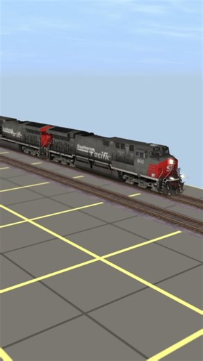 SP AC6000CW leads TOFC train