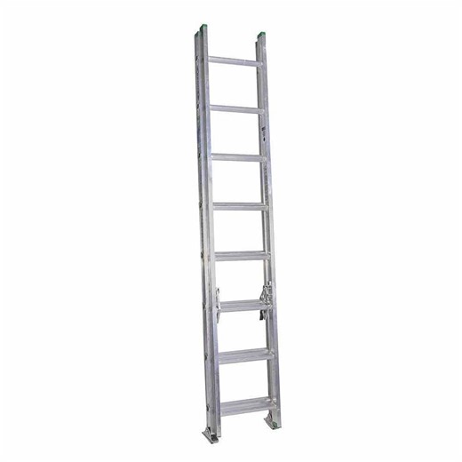Werner 16 ft. Aluminum Extension Ladder (15 ft. Reach Height) with 225 lb. Load Capacity Type II Duty Rating D1216-2