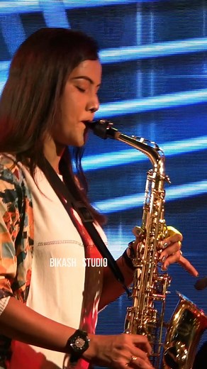 133K views · 7.3K reactions | Reels - Saxophone Music || Saxophone Queen Lipika || Pyar Hamara Amar Rahega || Bikash Studio | Bikash Studio | Facebook