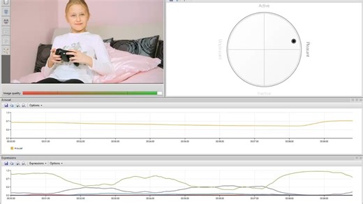 面部表情分析系统FacReader-儿童游戏时情绪数据采集