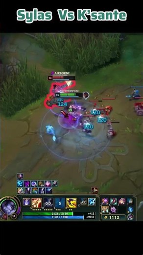 Clean Sylas 1v1 vs K’Sante! 🔥 #leagueoflegends #lol #nevermorevinz