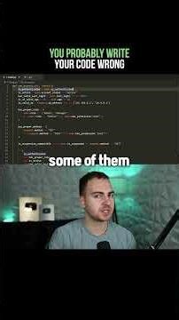 Do not write your code like this.