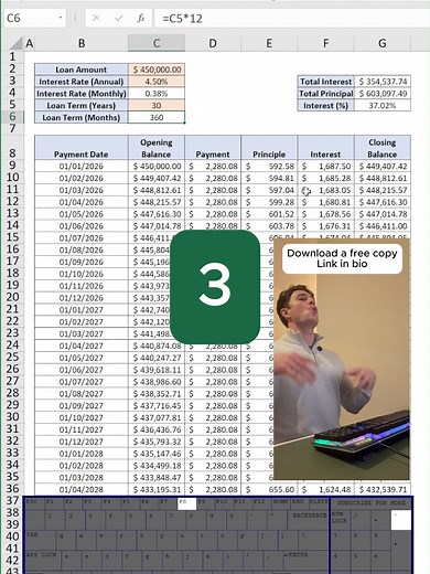 Creating a Fixed Rate Mortgage Tracker in Excel