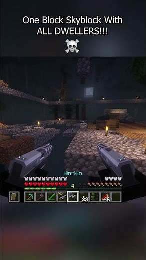 ALL Horror Mods In One Block Skyblock #minecrafthorror