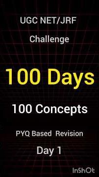 UGC NET JRF 100 Days Challenge 🔥 Day 1 | Graicunas Theory of Span of Management |PYQ #ugcnetjrf