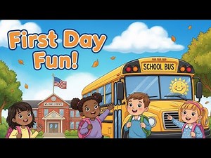 Welcome to School! 🎒 First Day Fun Song for Kids | Learn, Sing & Play