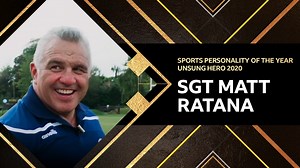 Sports Personality of the Year: Sgt Matt Ratana wins Unsung Hero award
