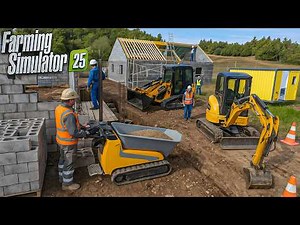 Terrassement d'une Allée de Maison avec des Mini Engins de Chantier | Farming Simulator 25