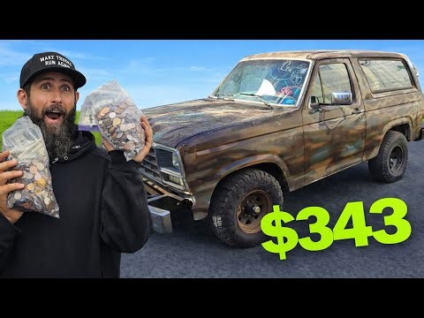 I Bought a Truck Using Only Pocket Change! Only $343