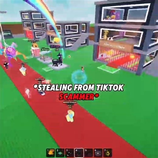 stealing from scammer server ☠️📈 #roblox