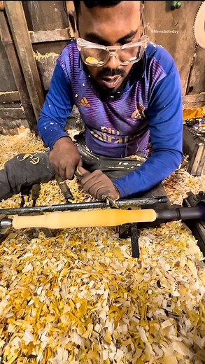 12K views · 43 reactions | Amazing Segun Wood Rolling Pin Making Process.! #viral #foryou | Newsbdtoday24 | Facebook