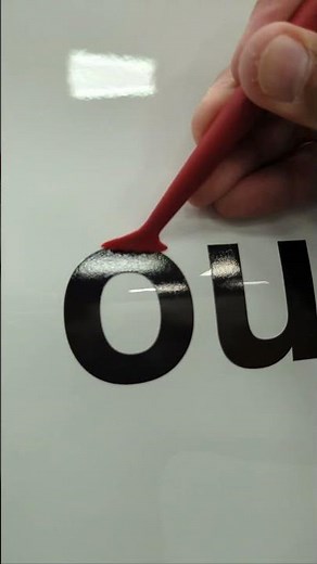 Try Heat To Remove Vinyl Lettering | Vinyl Wrap Tips #shorts