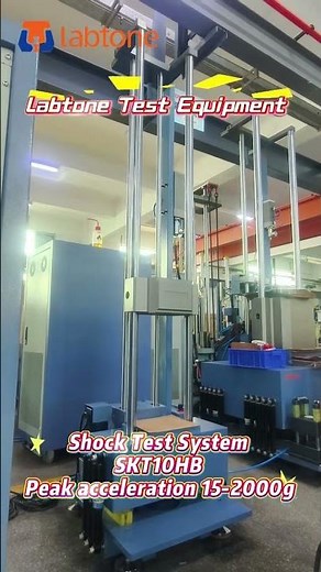 Shock Test System For 5000g 0.25ms/0.22ms, 6000g 0.2ms Duration With UN38.3, MIL-STD-810 Standard