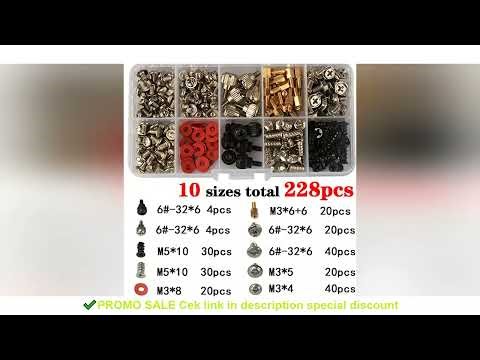228/300/box Hard Disk DIY Motherboard PC Personal Computer Assemble Case Fan Hand Screw Bolt Standof