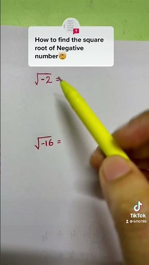 How to find square root of Negative numbers?🤯 #math #tutor #mathtrick #learning #shorts #youtube
