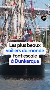 191K views · 2.8K reactions | C’est un spectacle grandiose qui s'offre aux yeux des Dunkerquois. Les Voiles de légende font escale à Dunkerque jusqu'au dimanche 13 juillet. Durant cette escale, des visites à bord sont organisées à bord de cette flotte de voiliers d'exception, chargés d'histoire. 600 mille visiteurs sont attendus. #TallShipsRaces #Dunkerque #voilier #voile #régate #hautsdefrance | France 3 Nord Pas-de-Calais | Facebook