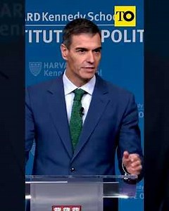 Un estudiante de Harvard retrata a Sánchez: «¿Por qué le ven como responsable de la corrupción?».