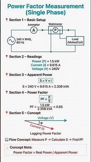 How to Measure Power Factor? Single Phase Explained!