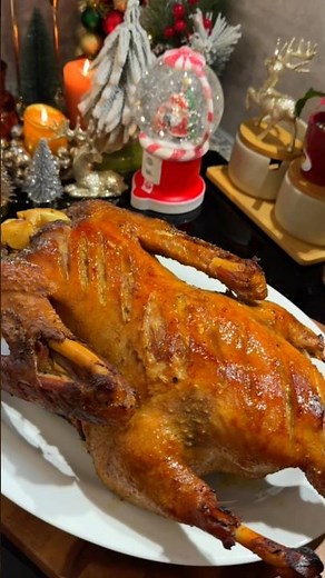 Traditional Holiday Roast Goose Recipe.