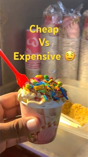 Cheap Vs Most Expensive Ice Cream 🤤 #youtubeshorts #shorts #viral