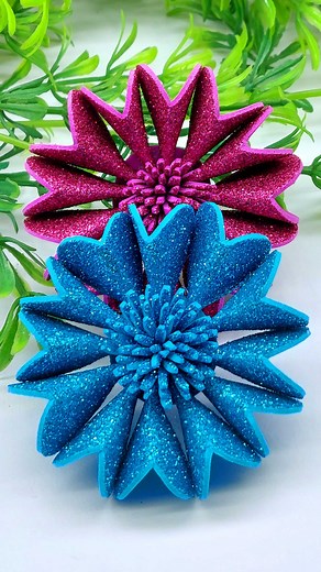 33K views · 226 reactions | Most Beautiful Mini Foam Paper Flower Making at Home #flowers #reelsfb #handmade | Craftsome | Facebook