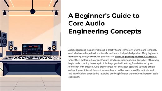 A Beginner Guide to Core Audio Engineering Concepts