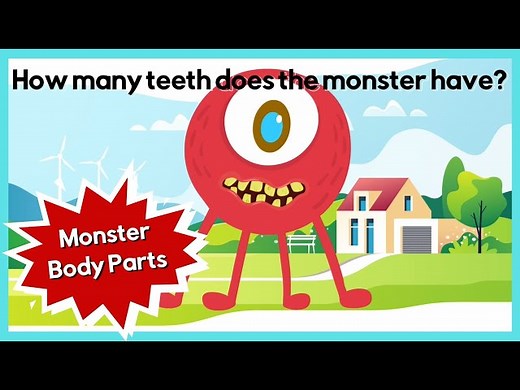 Learn Body Parts With Monsters
