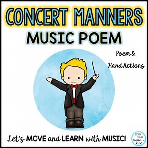 Concert Manners Poem for Music-Drama-Events-Programs-Concerts