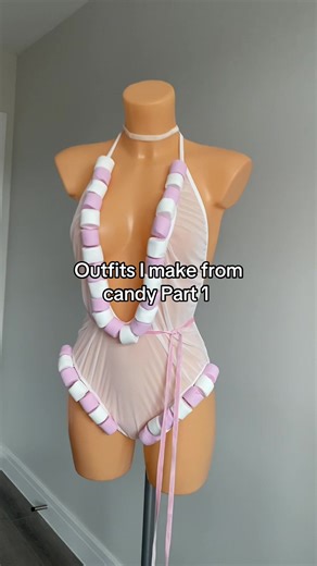 Creative Outfits Made from Candy