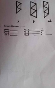 7911Constant Difference = Term 1: Term 2: Term 3: Ter... | Filo